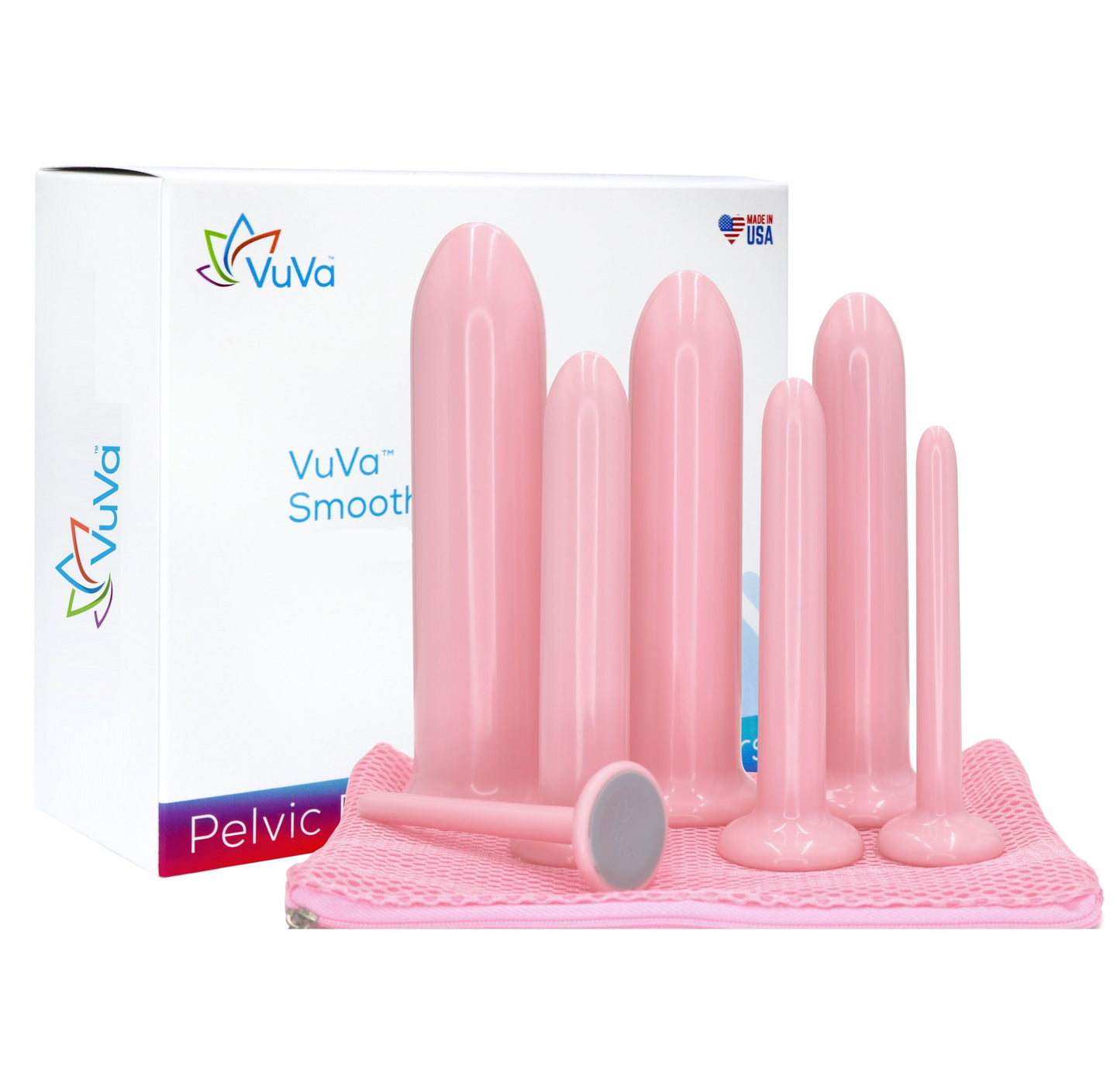 Seven Vuva Smooth - Set of 7 with Instructions and Travel Pouch  Vuvatech   